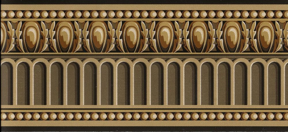 Victorian architectural trim dark brown gold wallpaper border gold wallpaper border wallpaper border victorian wallpaper