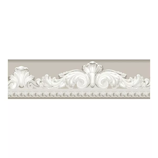 Roommates architectural scroll peel stick wallpaper border