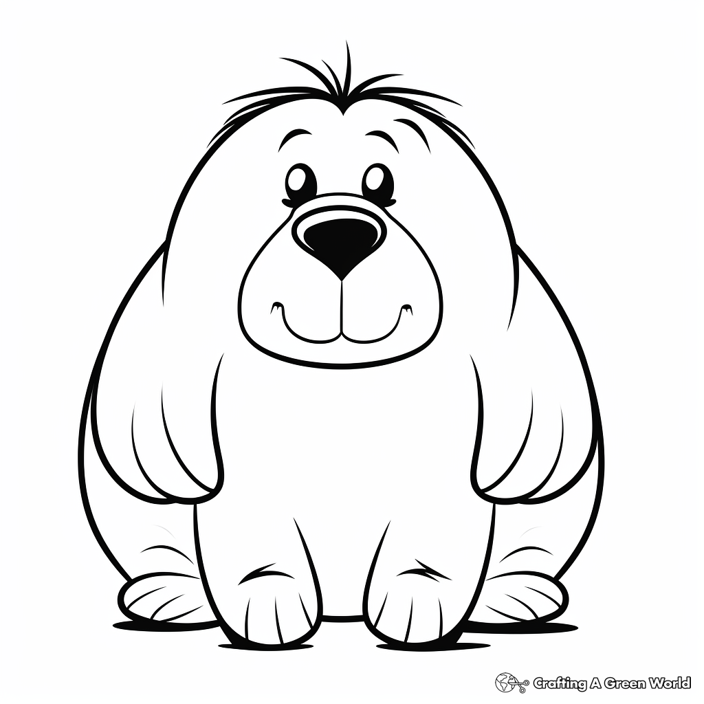 Walrus coloring pages