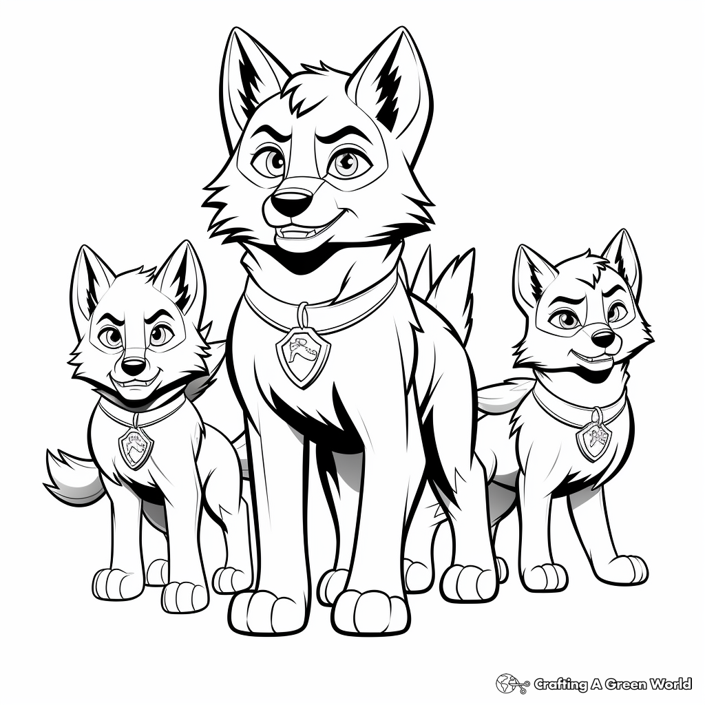 Timberwolves coloring pages