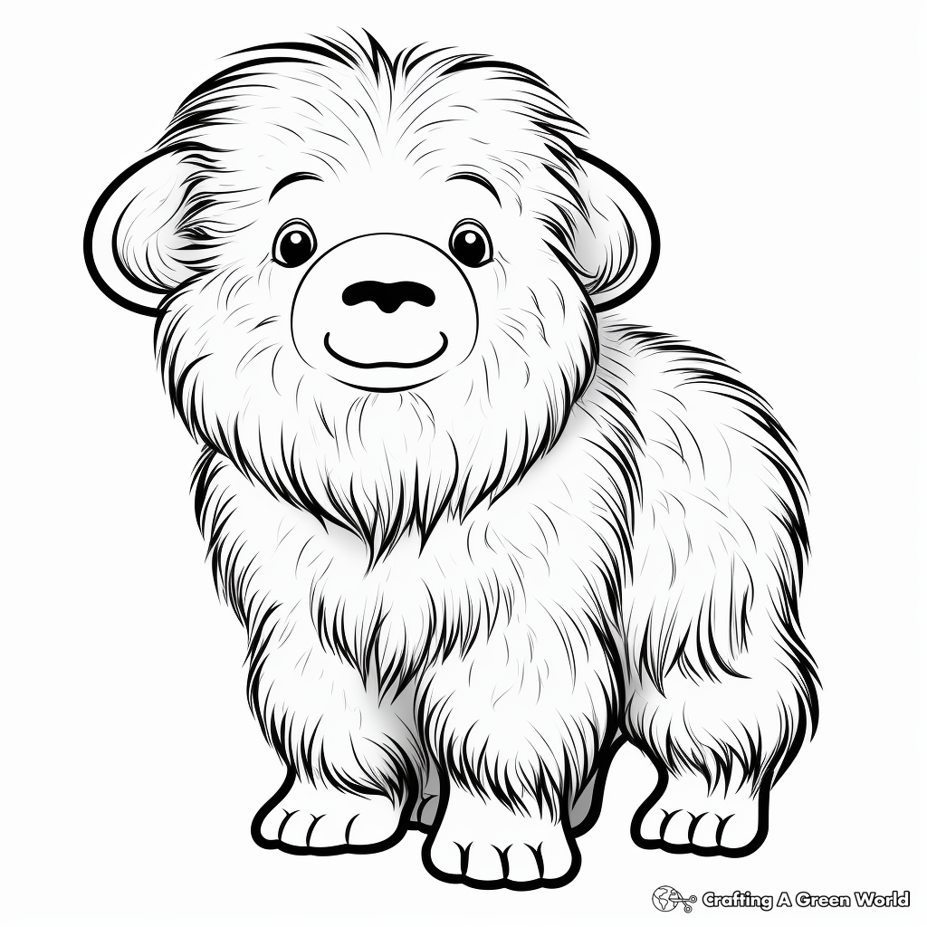 Musk ox coloring pages