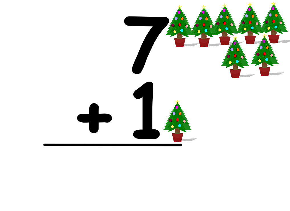 Christmas maths vertical sums christmas themed