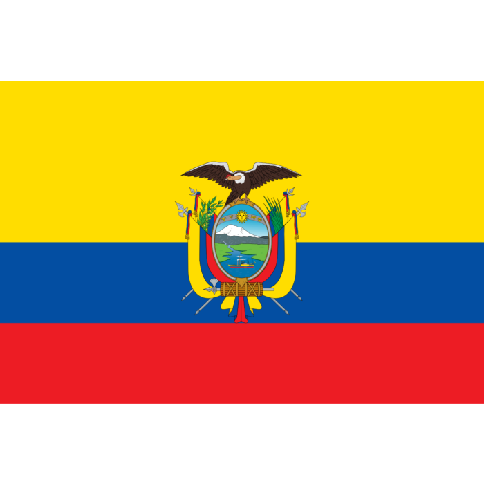 Flag ecuador landscape flag m sqft xcm xft