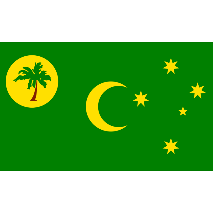 Flag cocos keeling islands landscape flag m sqft xcm xft