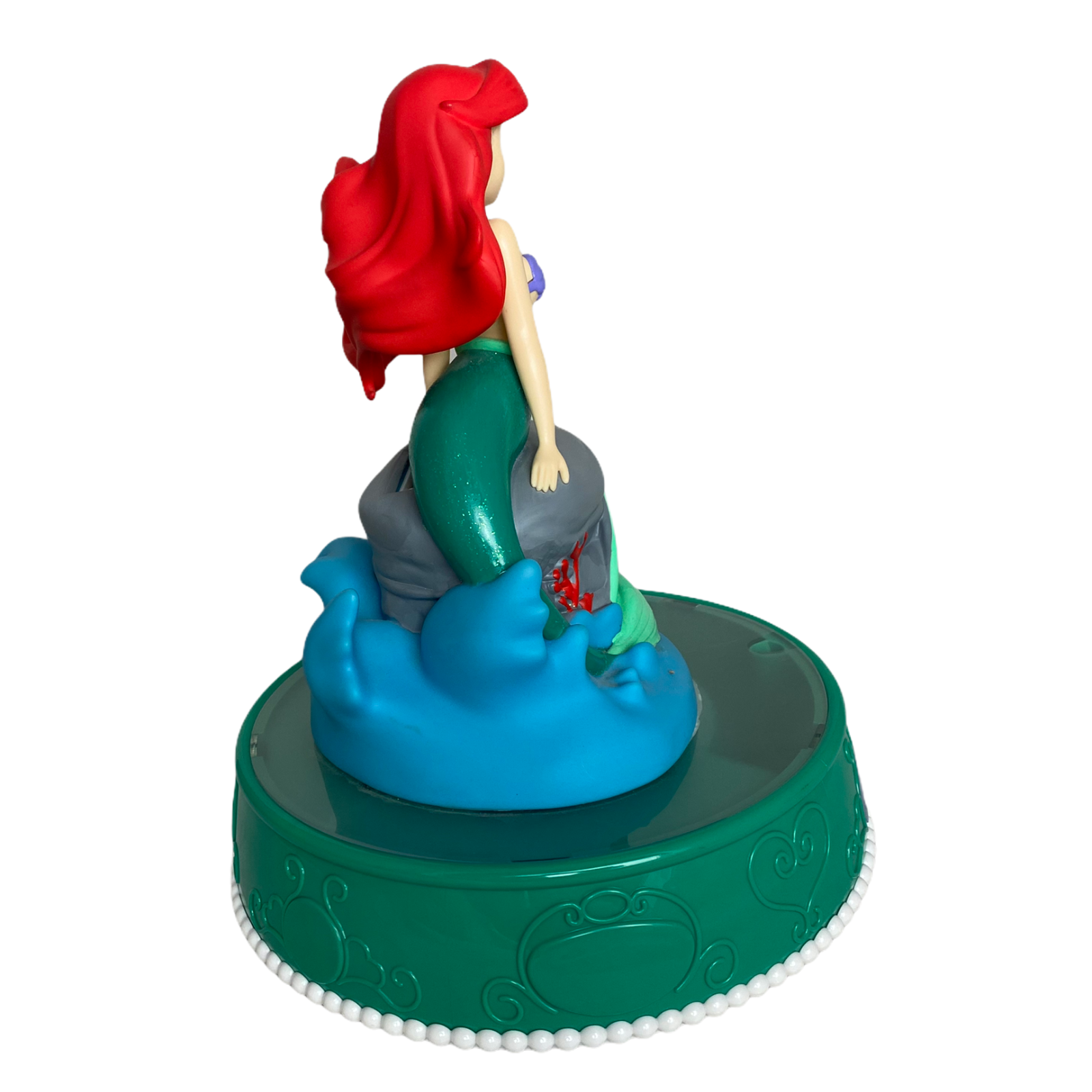 Disney little mermaid ariel light sound english french coin bank toy lot