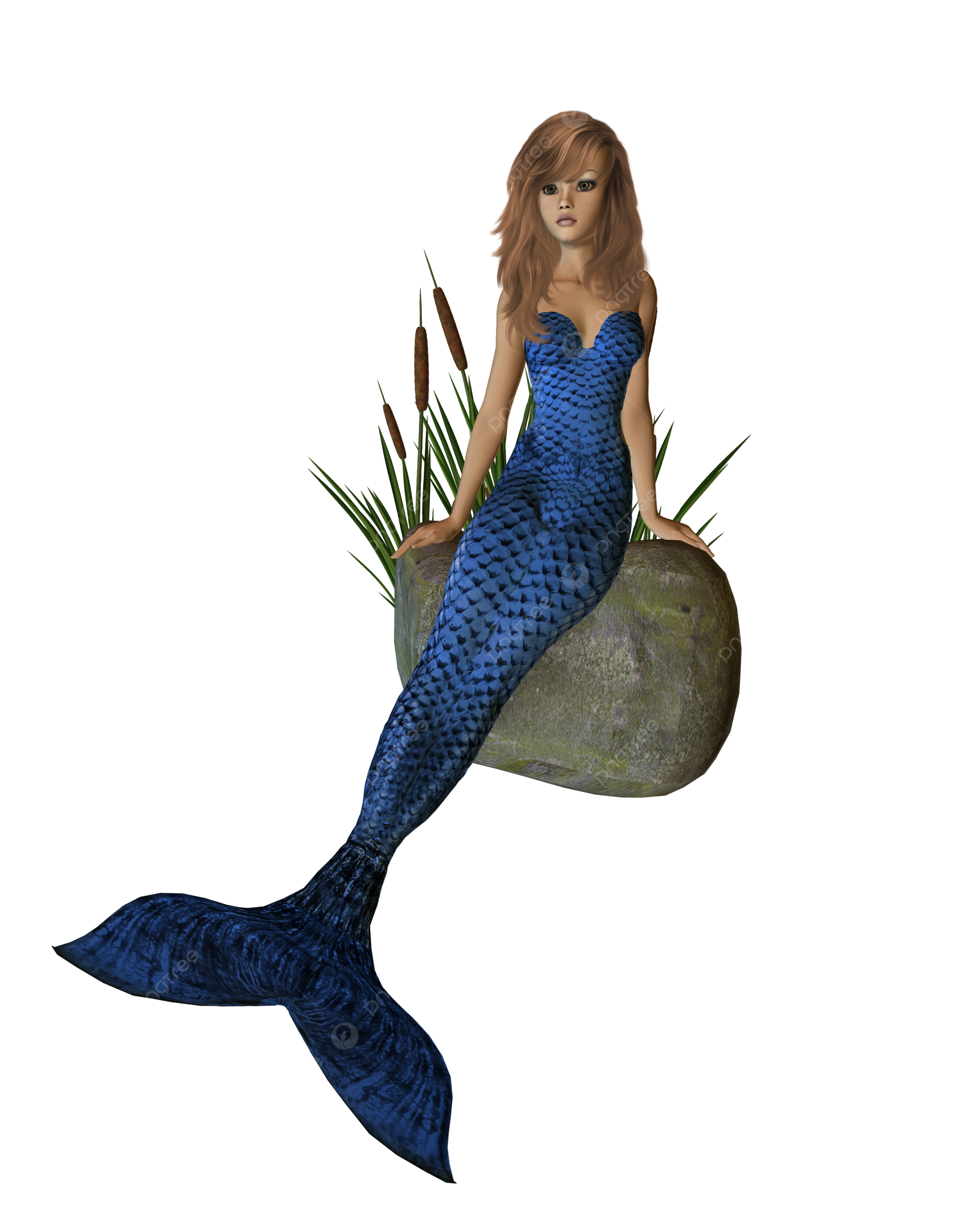 Mermaid sitting png transparent images free download vector files