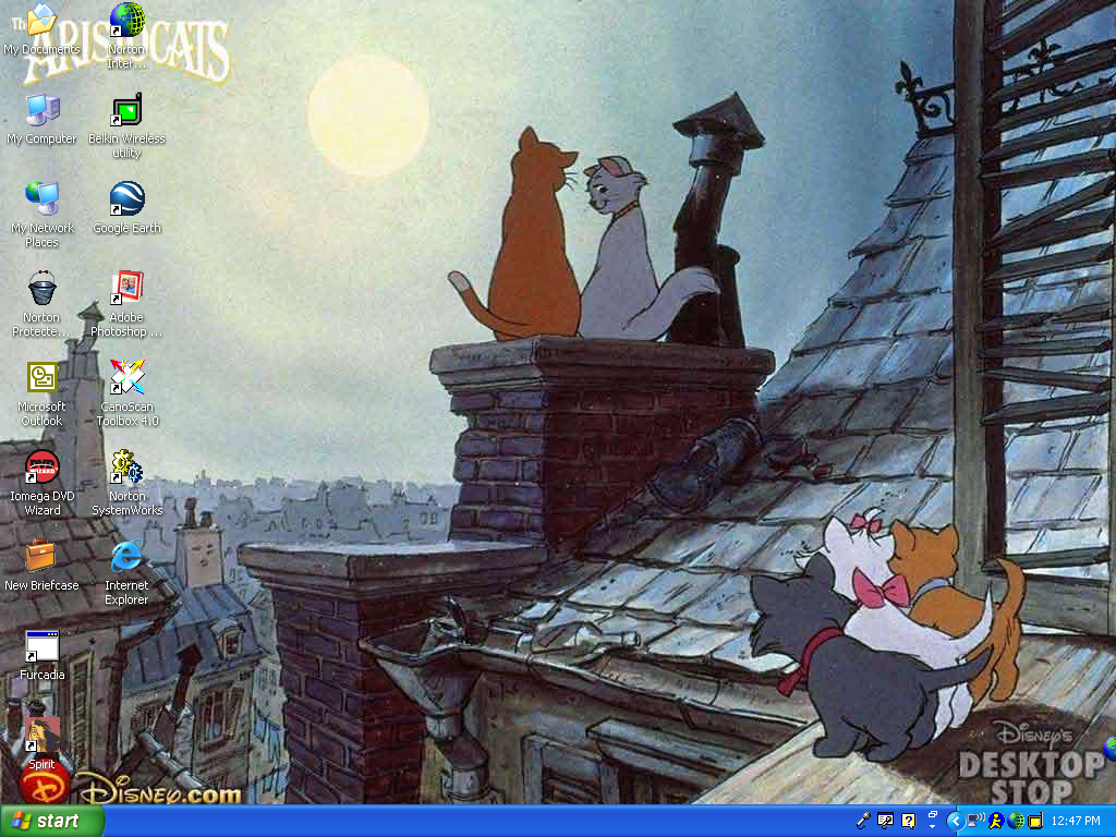 Aristocats wallpaper by seagreenwolf on