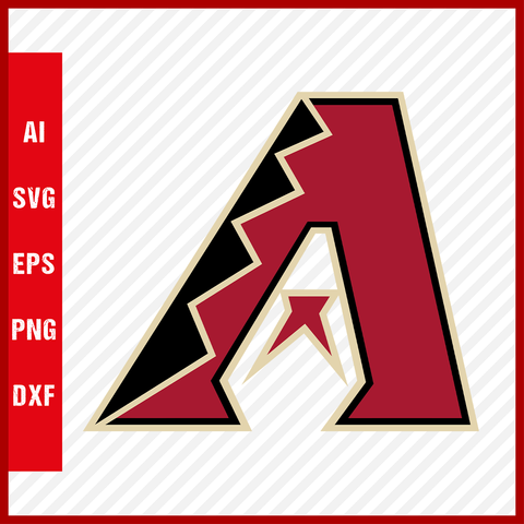 Arizona diamondbacks mlb svg baseball clipart â