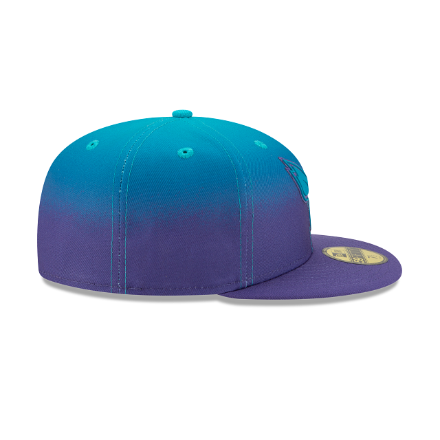 New era charlotte hornets back half fifty fitted hat