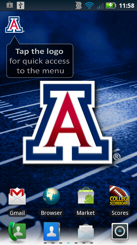 Arizona wildcats revolving wallpaperappstore for android