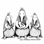 Echidna coloring pages