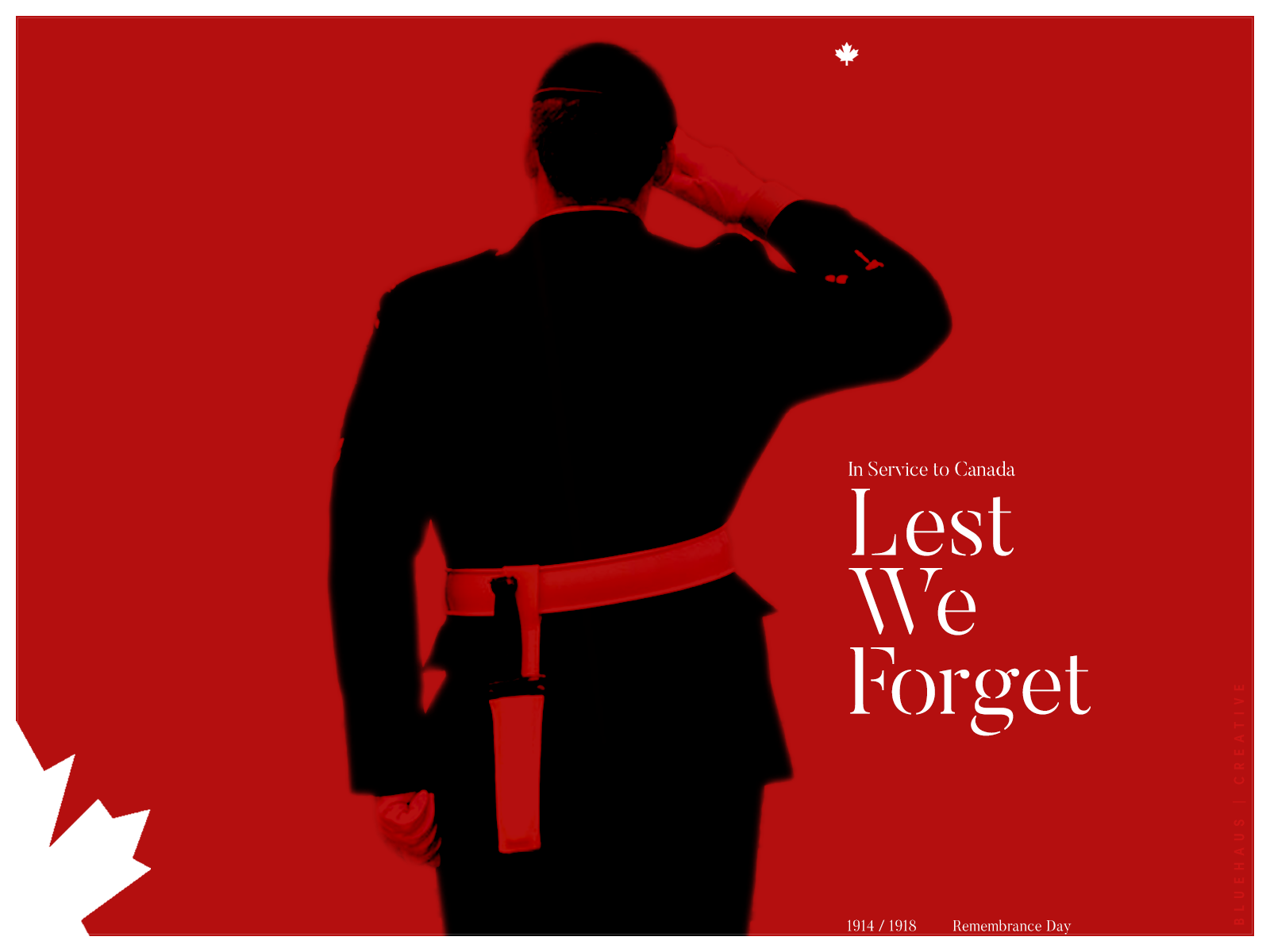 Remembrance day by ryan mayer bluehaus creative on