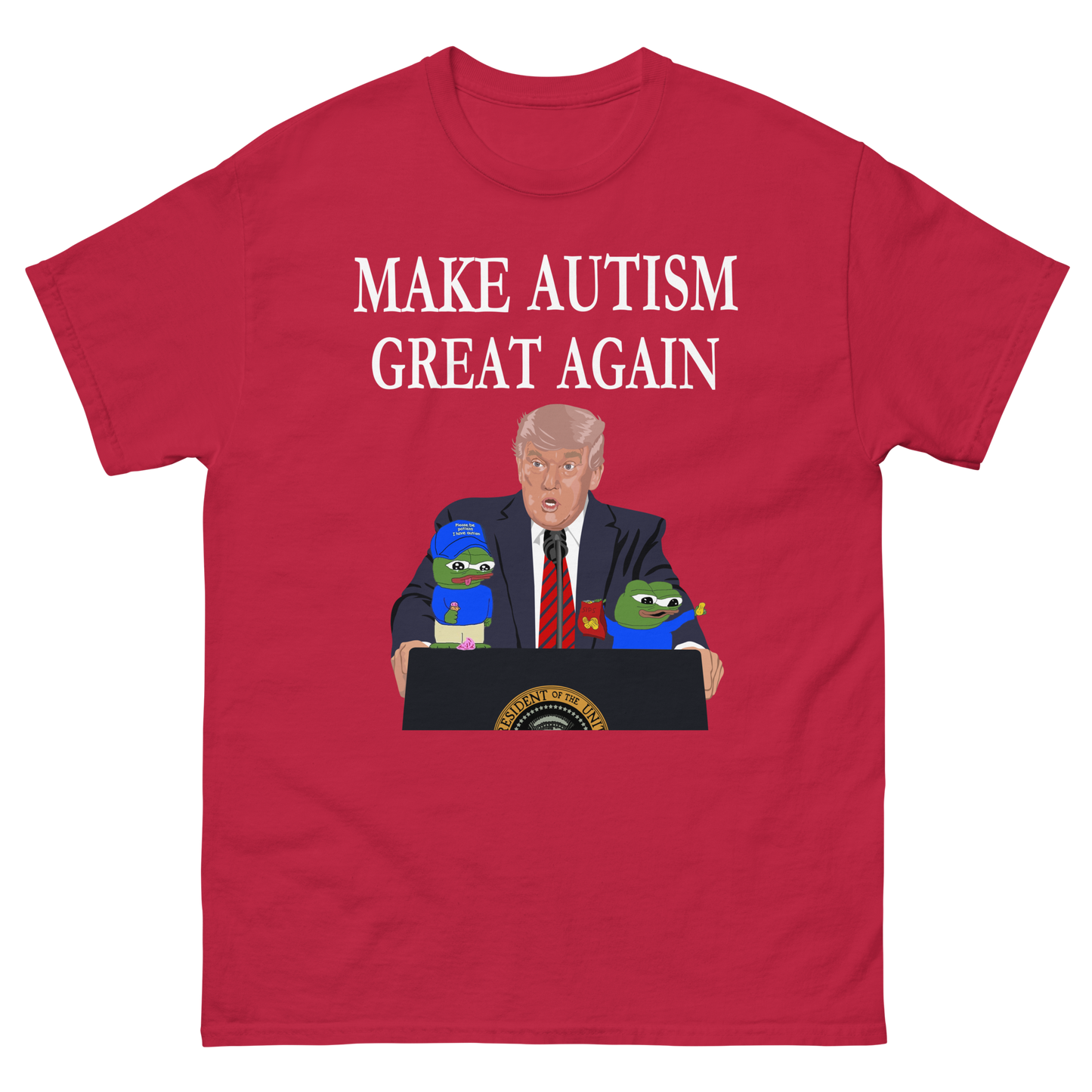 Donald trump make autism great again mens t