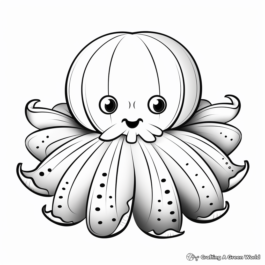 Octopus coloring pages