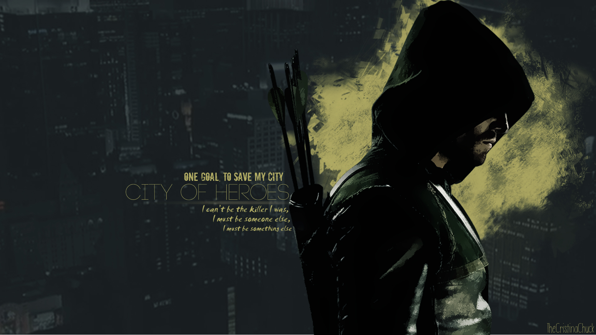 Green arrow wallpaper by thecristinachuck on