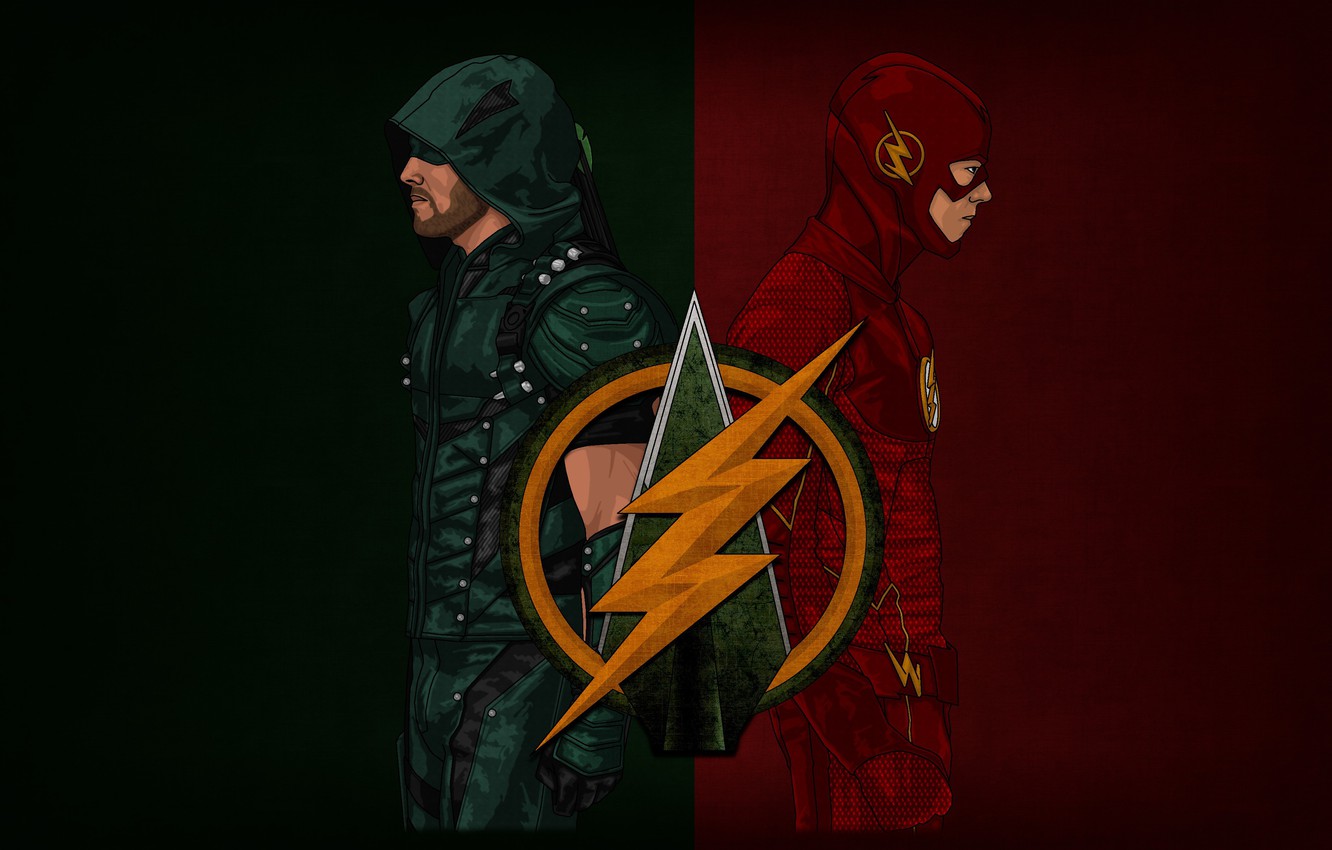 Wallpaper crossover hero arrow flash yuusha the flash cw images for desktop section ñððñðñ