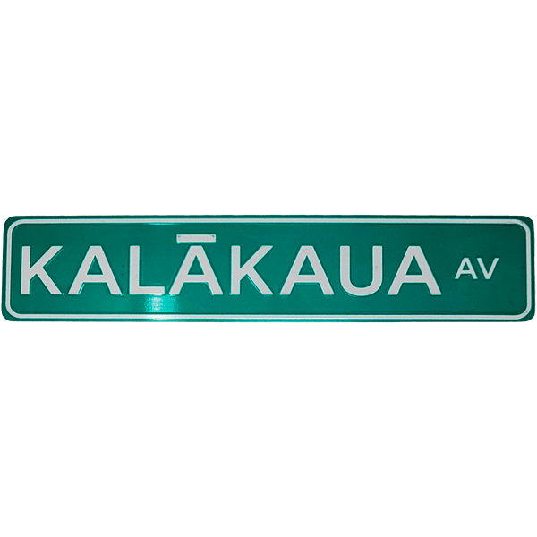 Kaläkaua ave street sign â leilanis attic