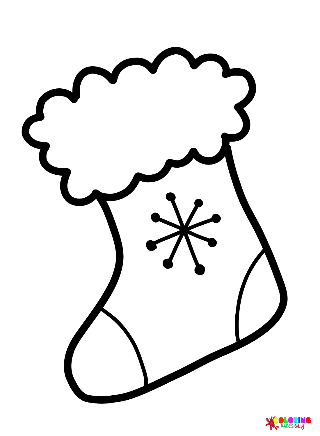 Socks coloring pages