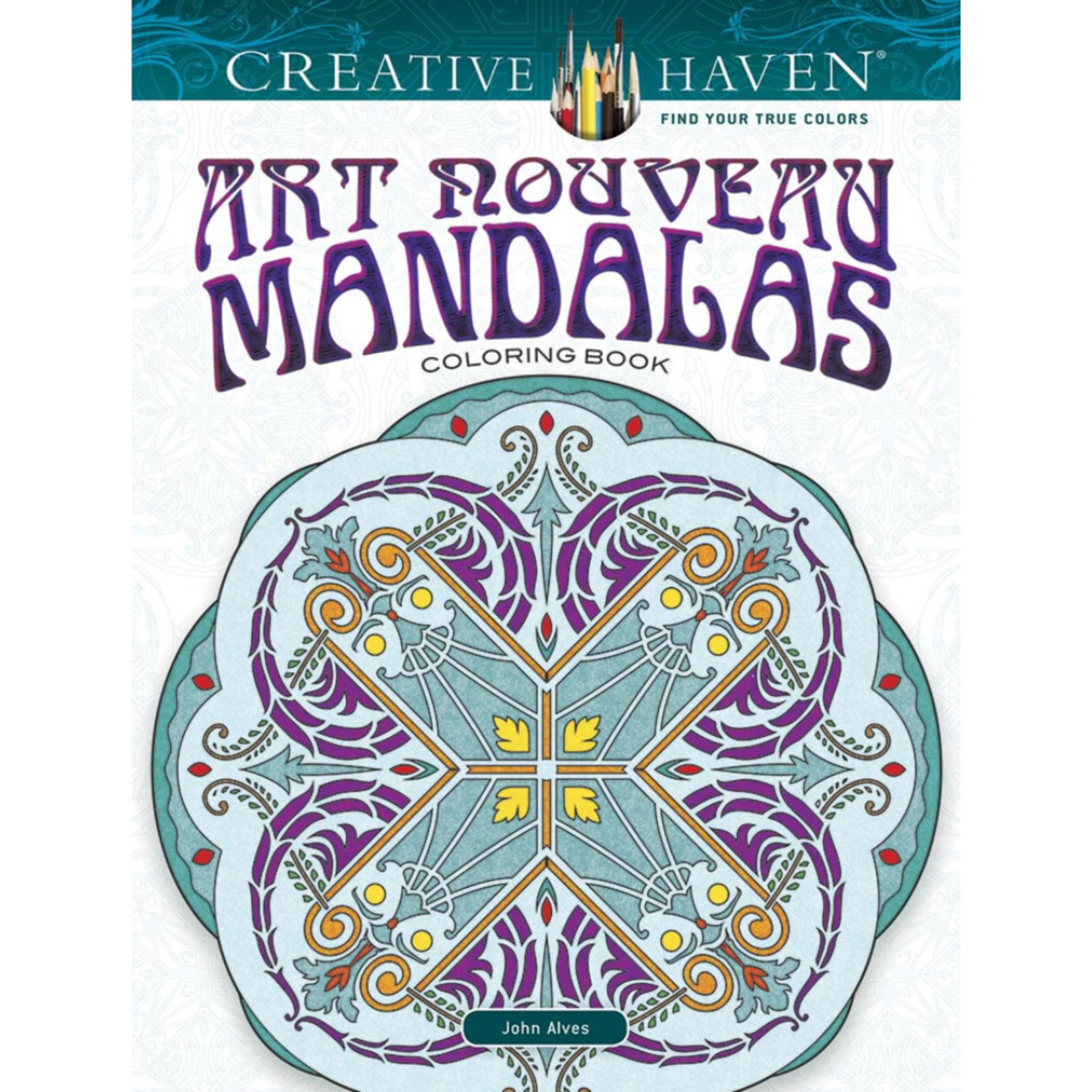 Creative haven colouring book art nouveau mandalas