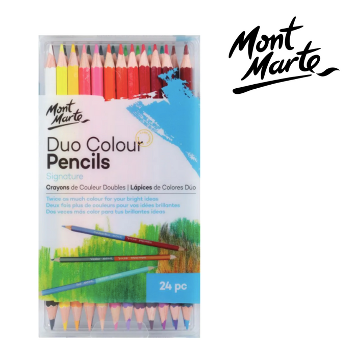 Mont marte duo colour pencils pc