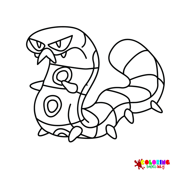 Sizzlipede coloring pages