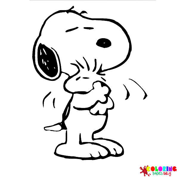 Snoopy coloring pages