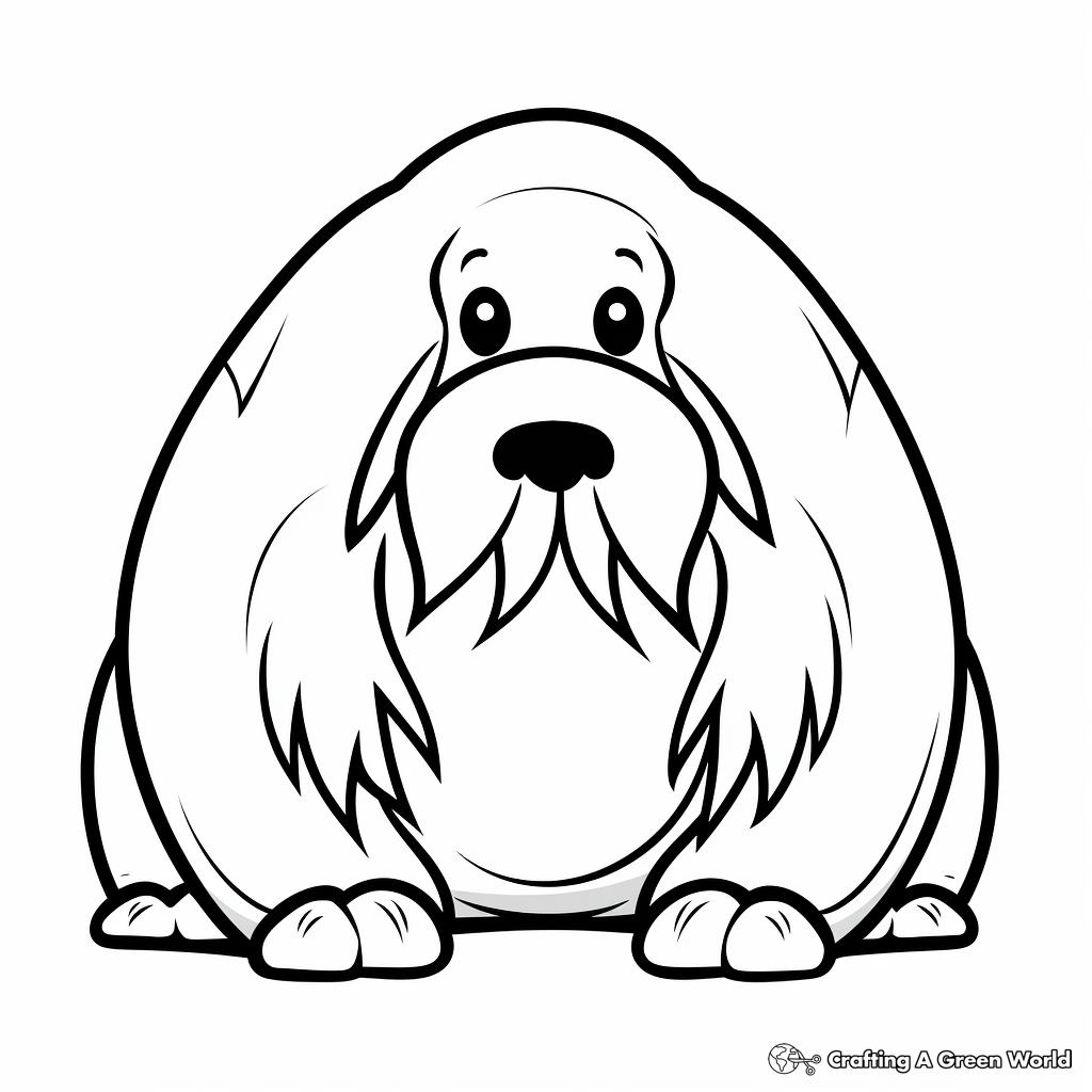 Walrus coloring pages