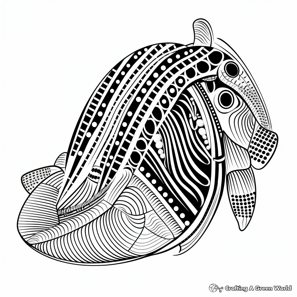 Cuttlefish coloring pages