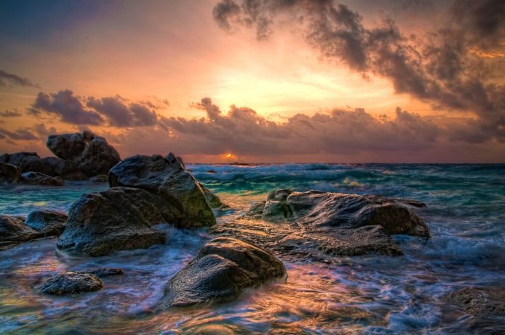 Aruba sunrise caribbean sea puzzle in great sightings jigsaw puzzles on thejigsawpuzzles play fuâ hd nature wallpapers landscape wallpaper ocean wallpaper