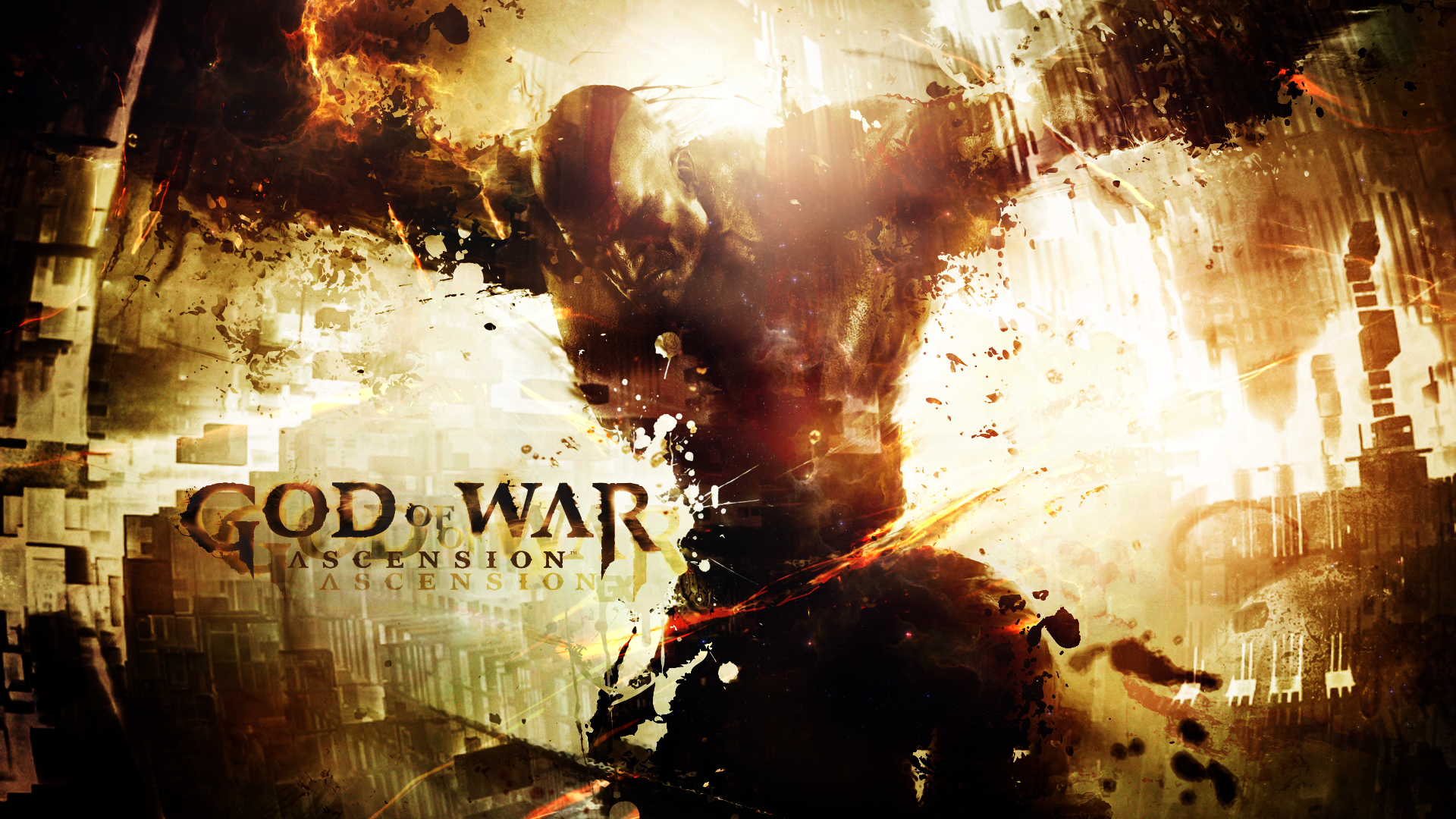 God of war ascension wallpaper by gigy on