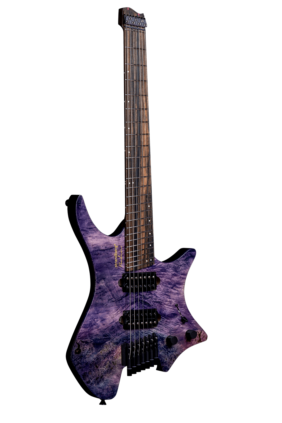 Boden j artisan ebony fullmoon amethyst purple strandberg guitars