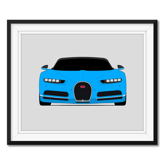 Bugatti generations history and evolution â custom car posters