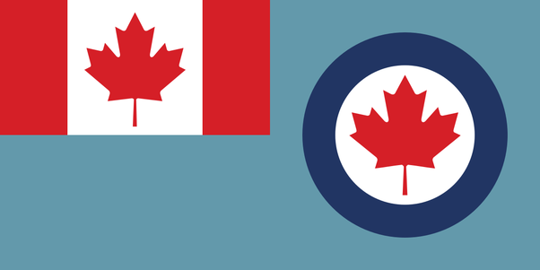 Why does the canadian air force have a similar flag to the raf