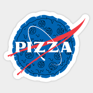 Astronaut and pizza stickers for sale