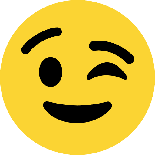 Wink emoji icon png and svg vector free download