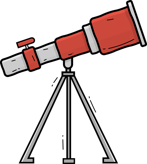 Free telescope vector art