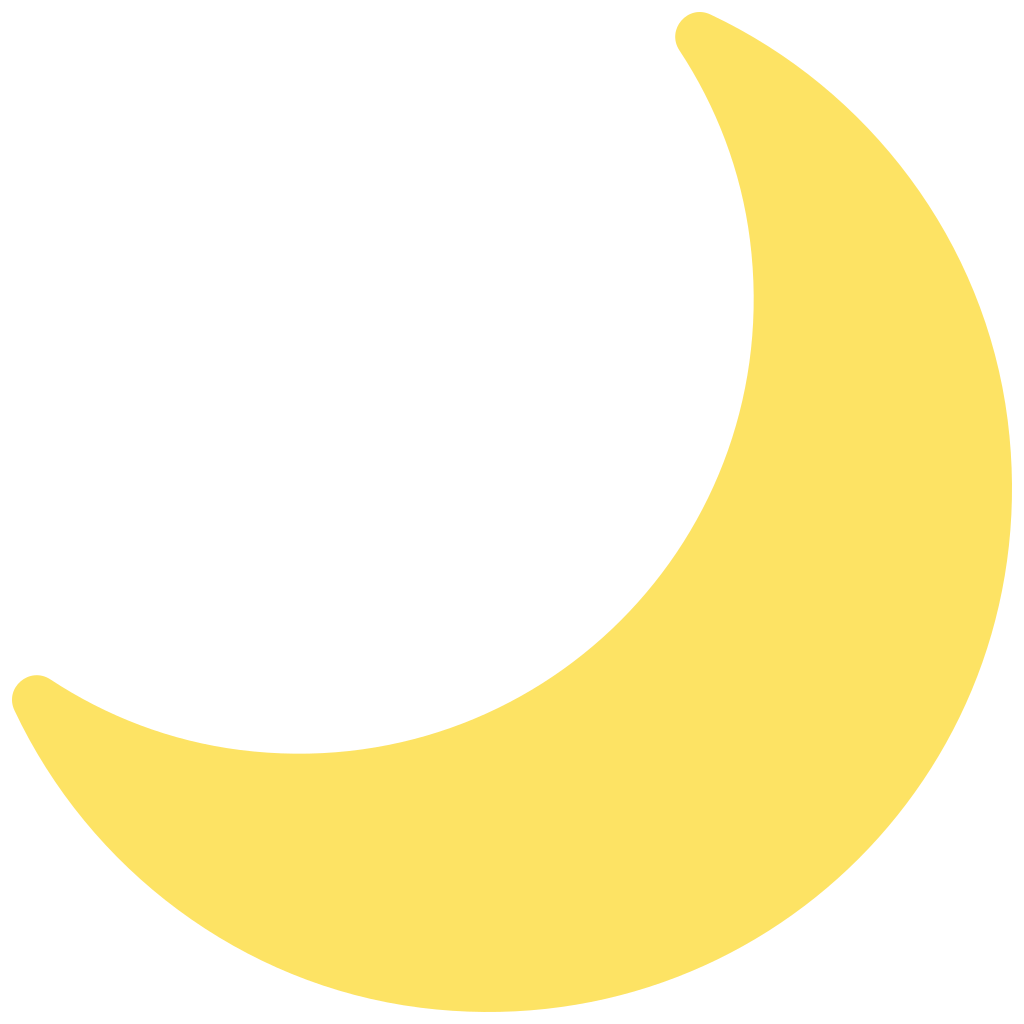 Ð crescent moon emoji