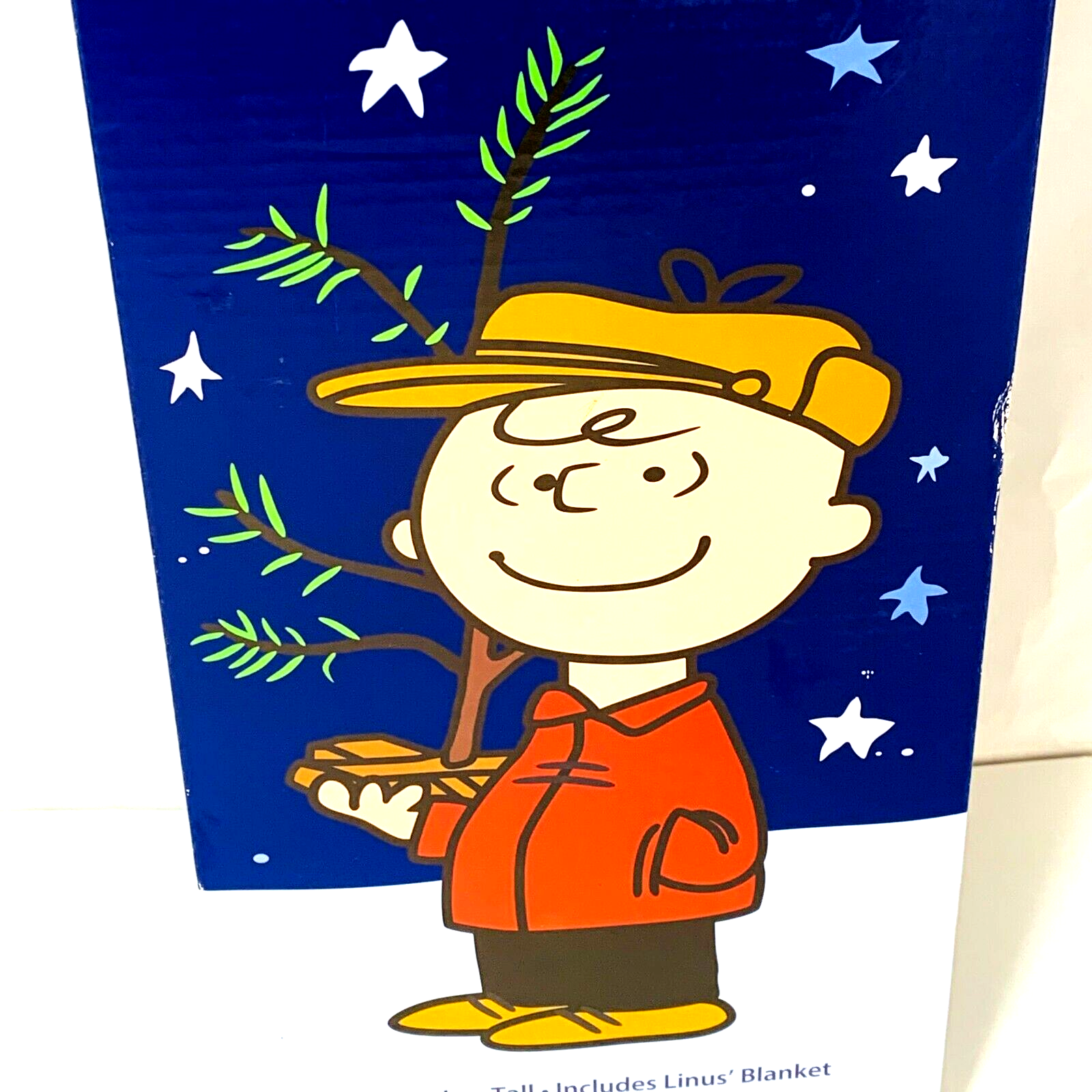 Genuine peanuts charlie brown christmas tree w linus blanket great gift