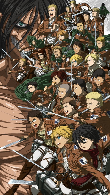 Download Free 100 + attack on titan wallpaper phone