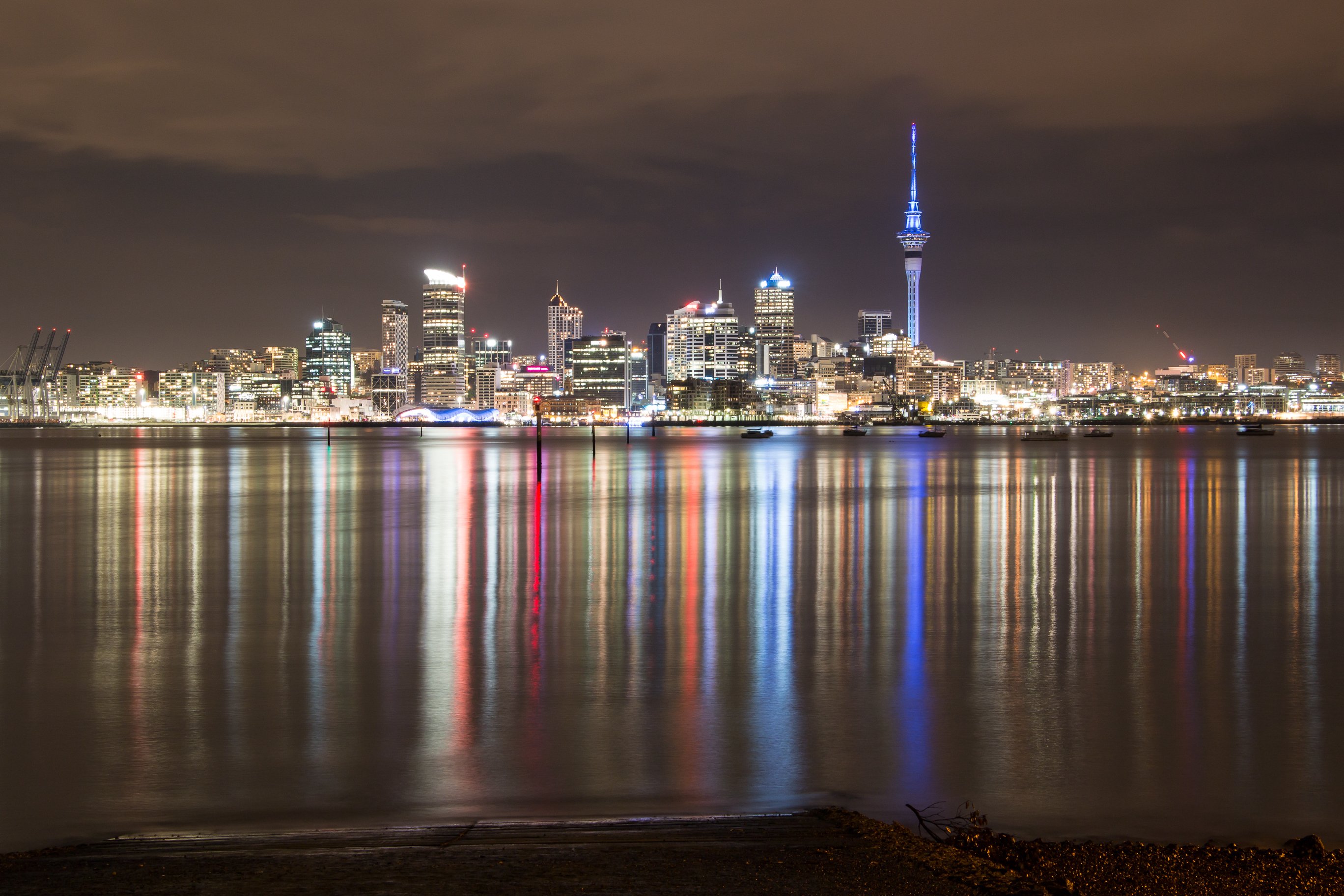 Photo i took of auckland city hd wallpaper