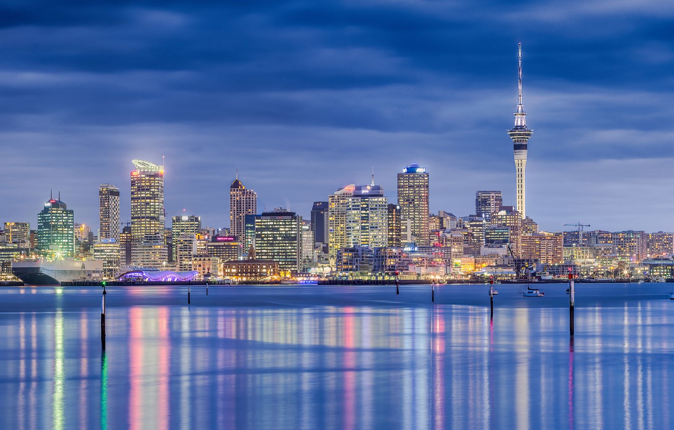 Wallpaper the city panorama new zealand auckland images for desktop section ððñðð