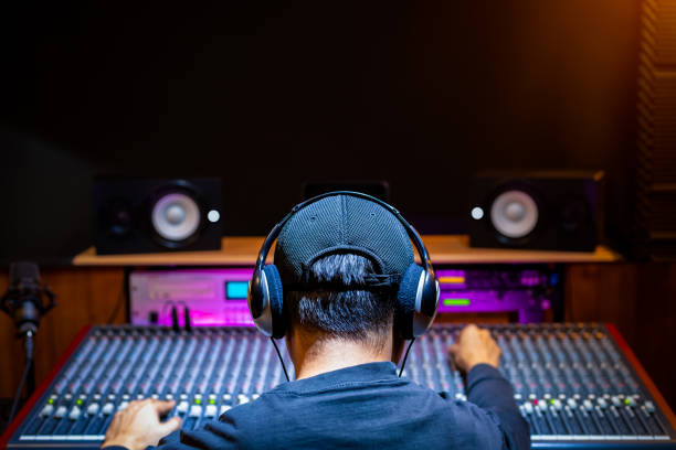 Sound engineer stock photos pictures royalty