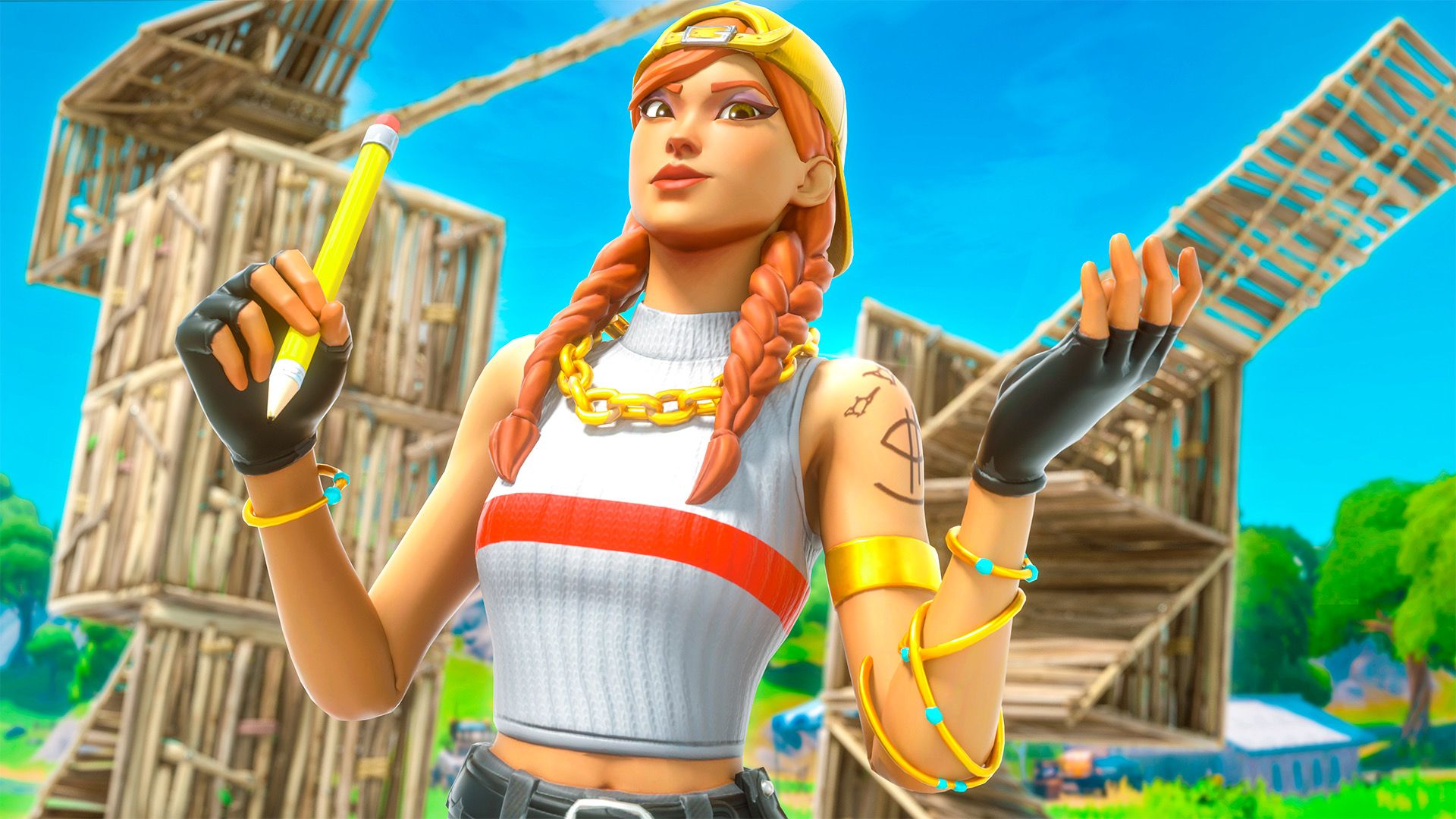 Fortnite aura building thumbnail fortniteaurafortnitethumbnailsbuildingwarzonepcxboxpsmobâ best gaming wallpapers fortnite thumbnail gaming wallpapers