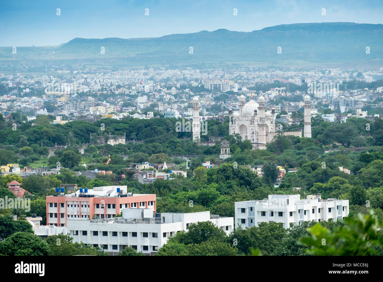 Facade of caves 5 , 6, 7, Aurangabad caves, Eastern Group, Aurangabad,  Maharashtra, India Stock Photo - Alamy