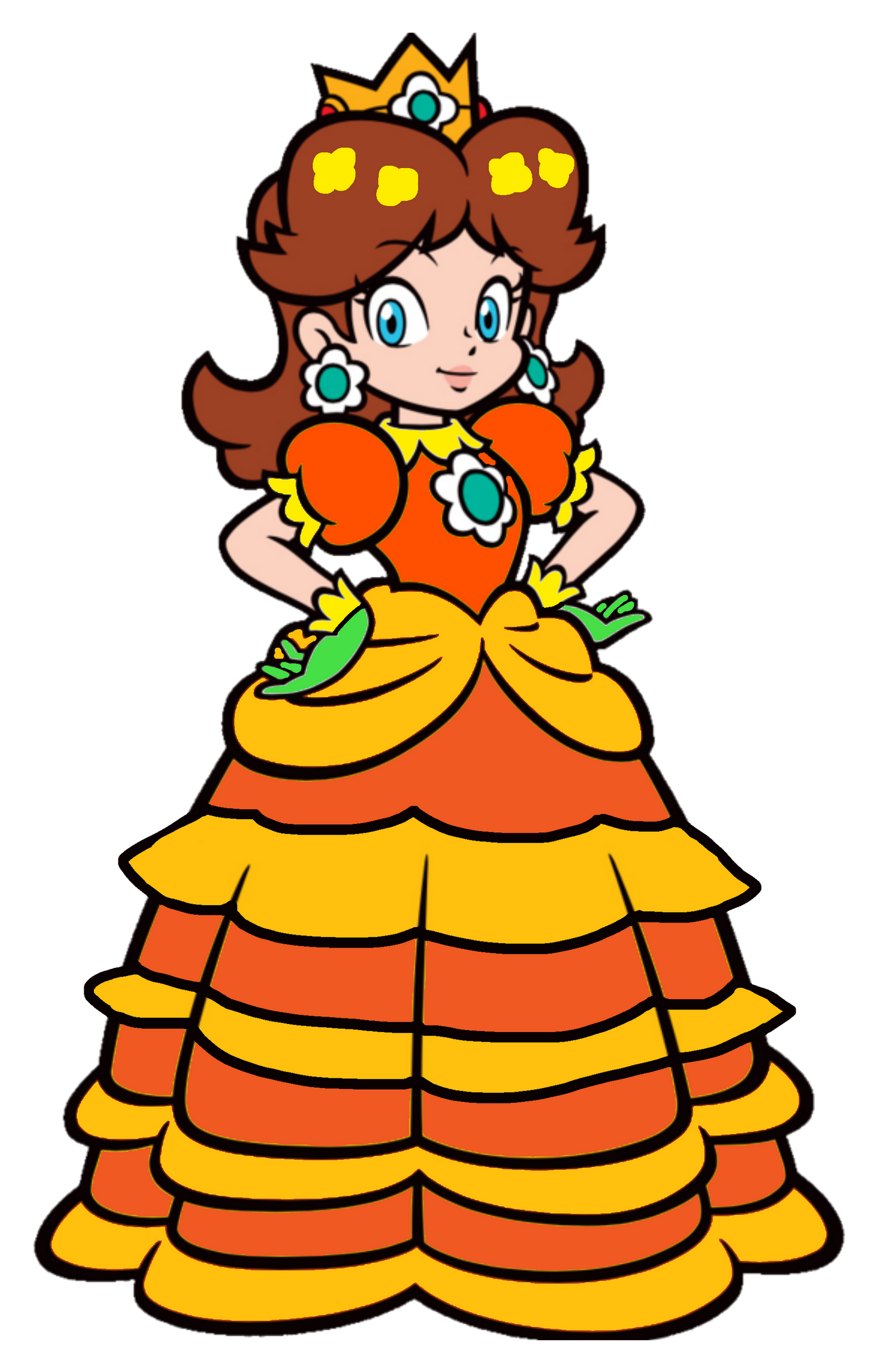 Super mario princess daisy aurora dress d by joshuat on