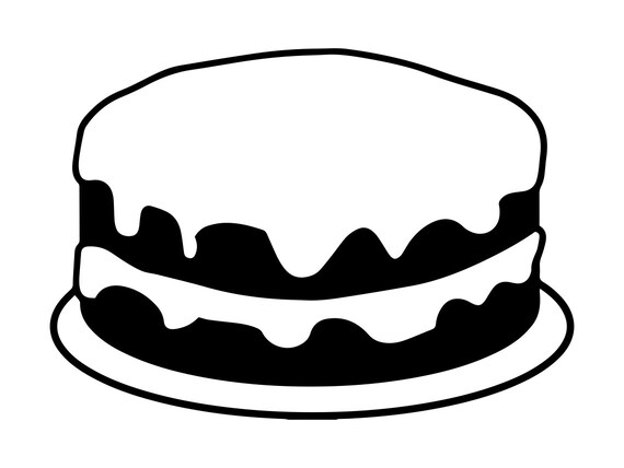 Cake svg birthday cake svg cake clipart files for