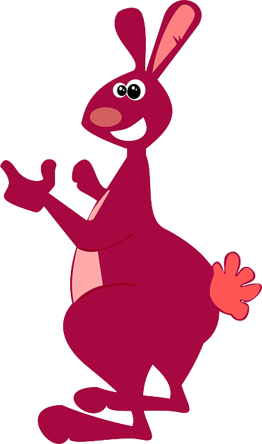 Free kangaroo vector art