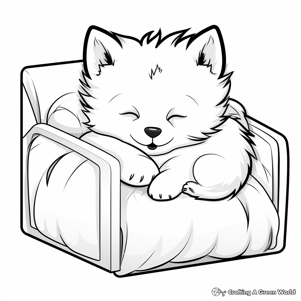 Pomeranian coloring pages