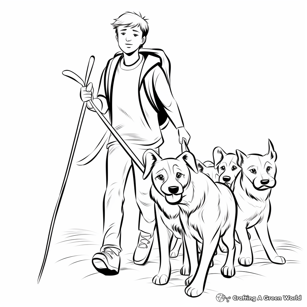 Shepherd coloring pages