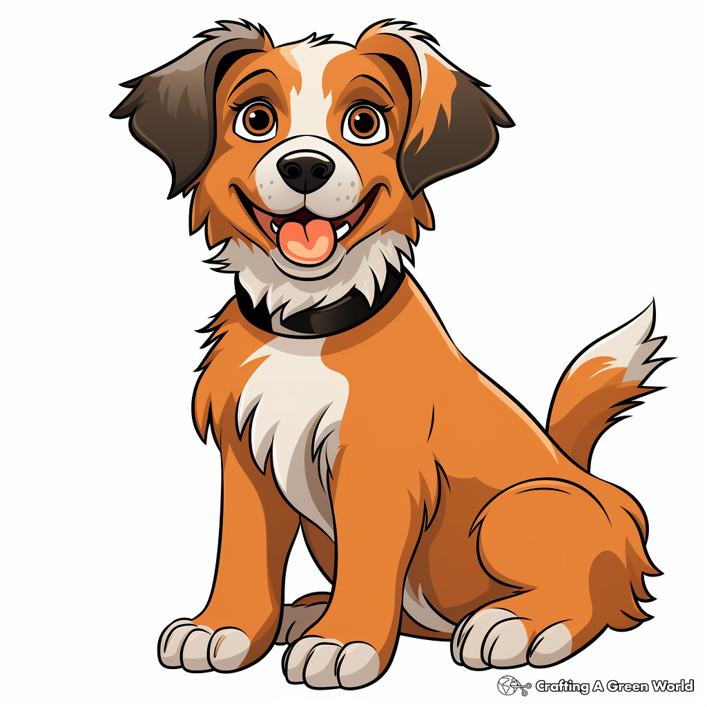 Australian shepherd coloring pages